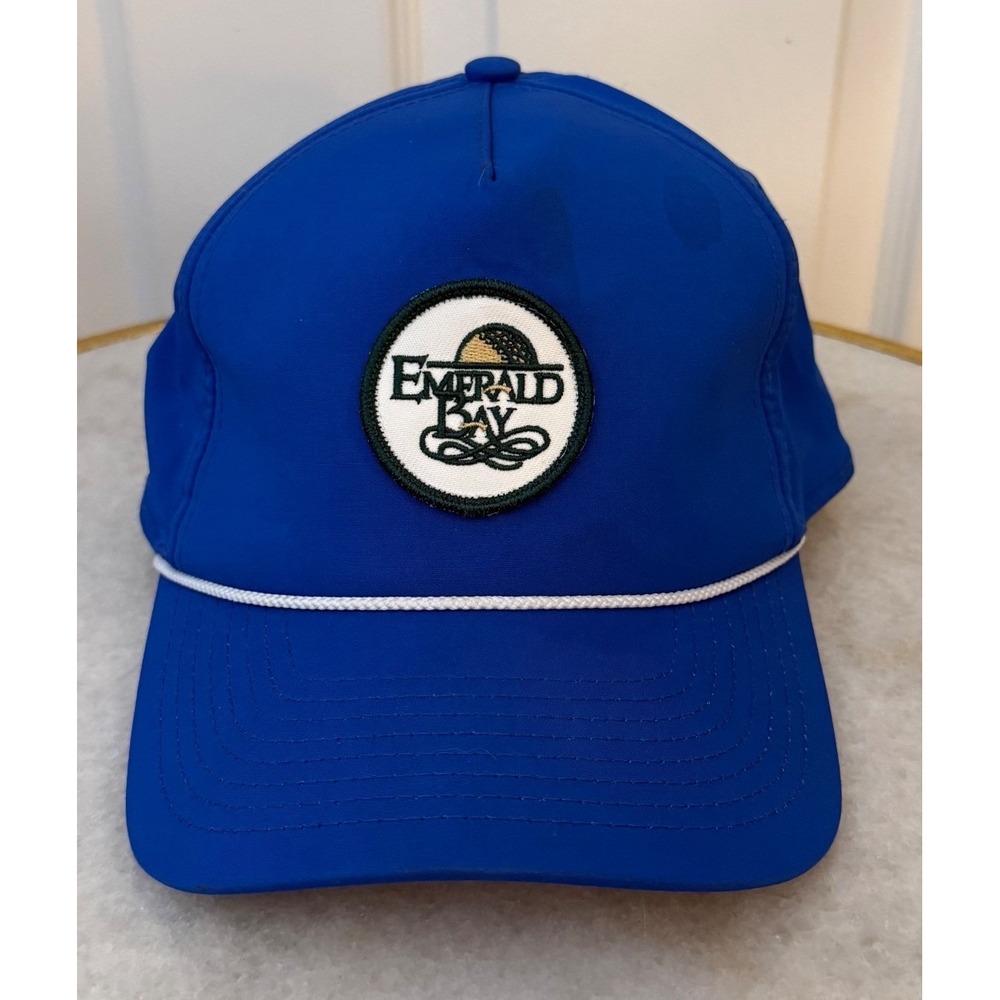Imperial Emerald Bay Golf Rope Snapback Hat Royal Blue Mens Adjustable 5054